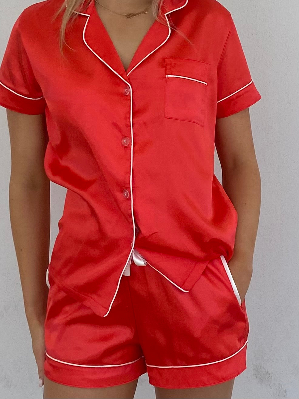 Women's satin pyjama set – Goodnight Charli